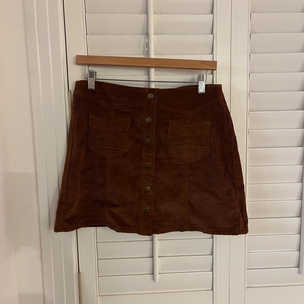 She + Sky corduroy skirt